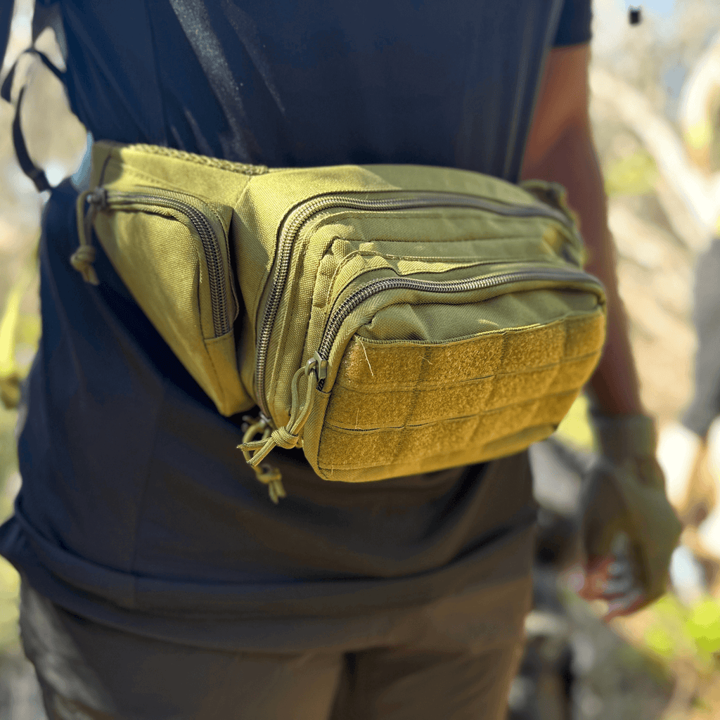 JupiterGear Tactical Military Fanny Pack Waist Bag & MOLLE EDC Pouch