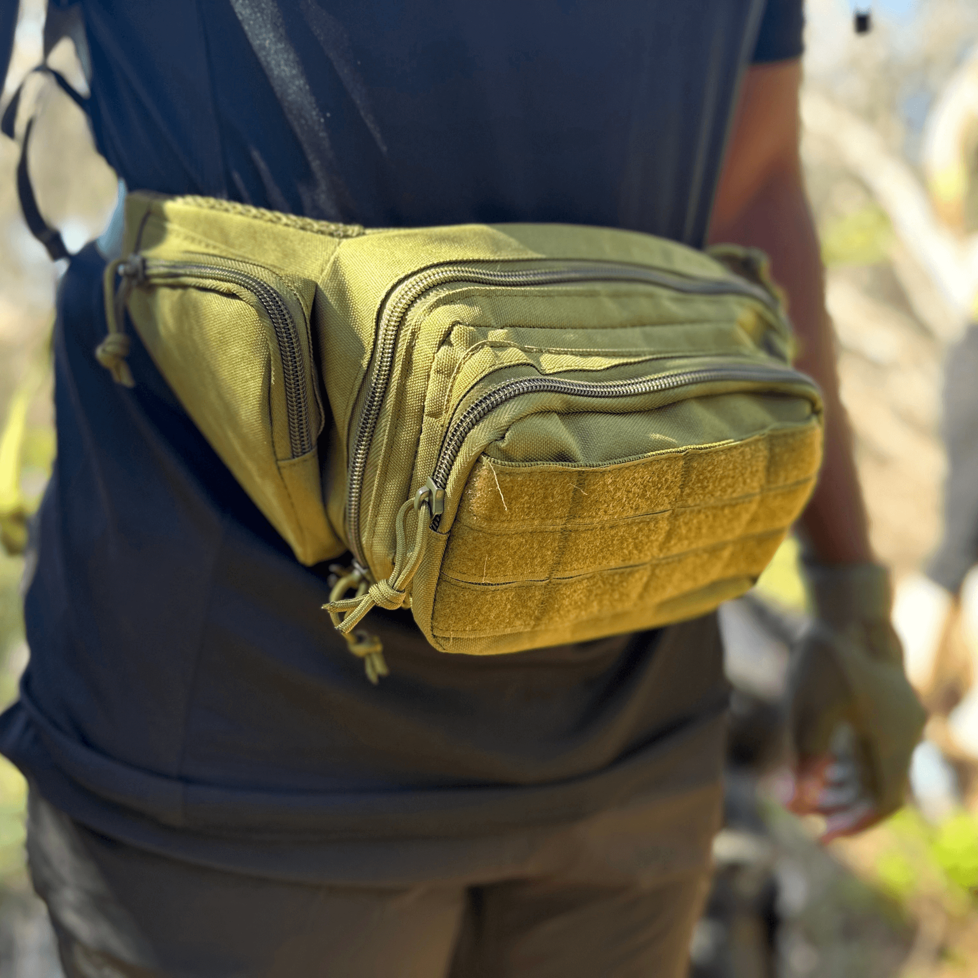 JupiterGear Tactical Military Fanny Pack Waist Bag & MOLLE EDC Pouch