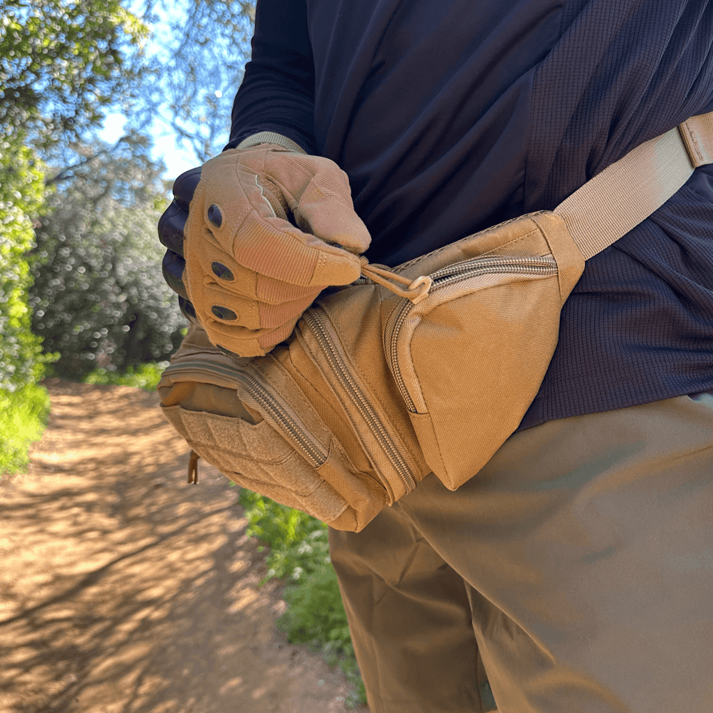 JupiterGear Tactical Military Fanny Pack Waist Bag & MOLLE EDC Pouch