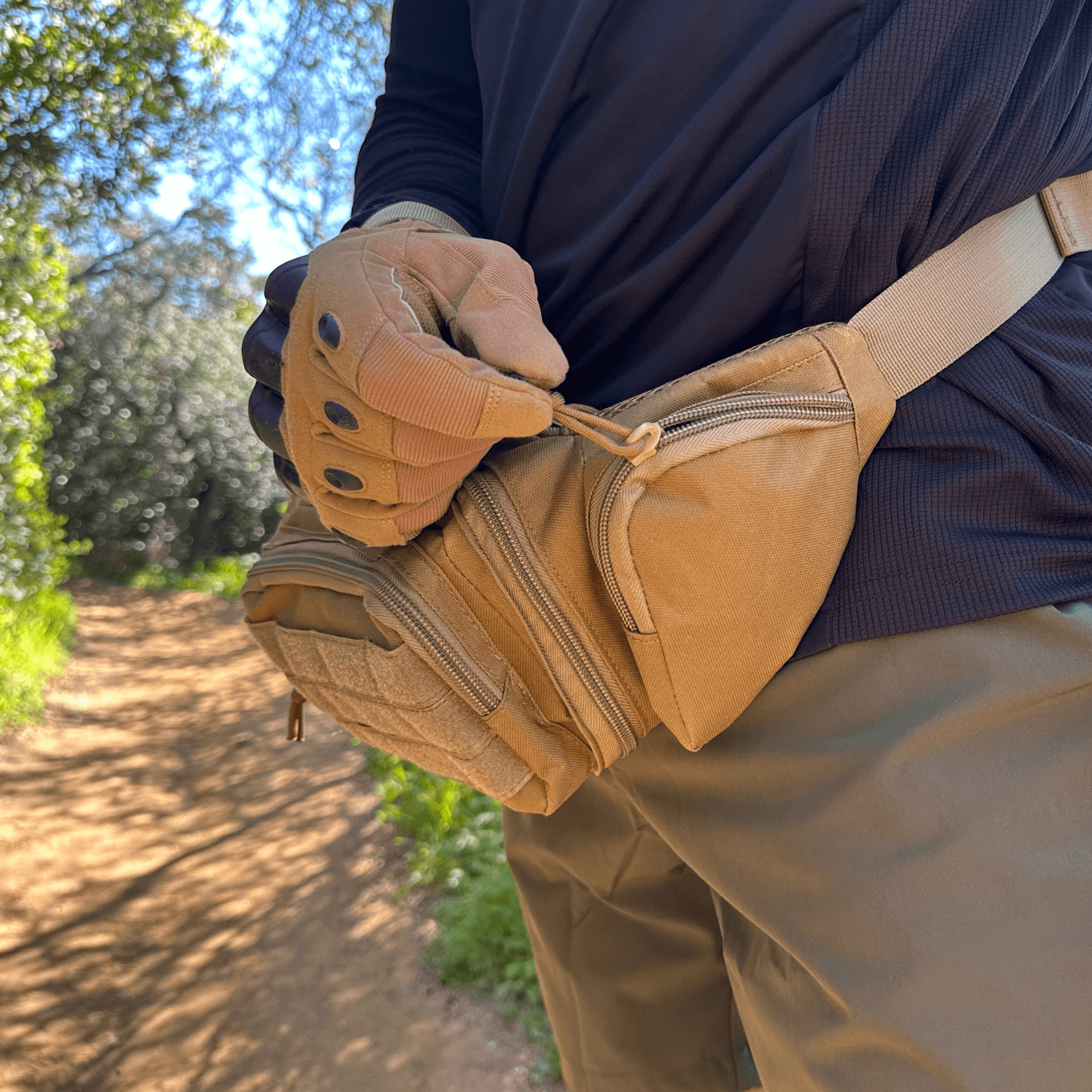 JupiterGear Tactical Military Fanny Pack Waist Bag & MOLLE EDC Pouch