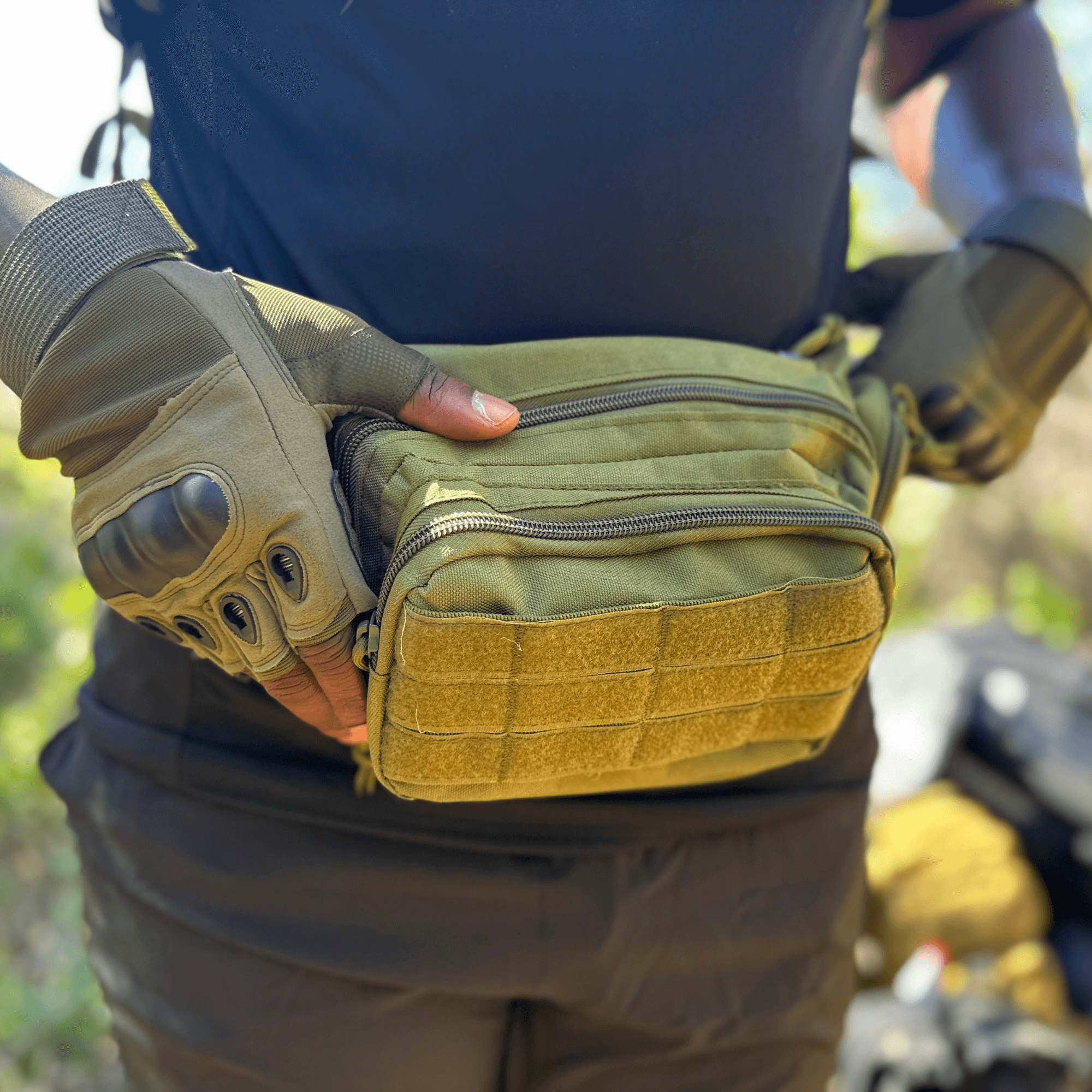 JupiterGear Tactical Military Fanny Pack Waist Bag & MOLLE EDC Pouch