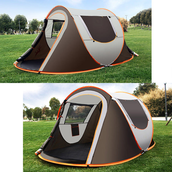 auto pop up tent Large Capacity 4 to 5 Persons Automatic Pop Up Camping Tent – Buck Ridge  Outdoor